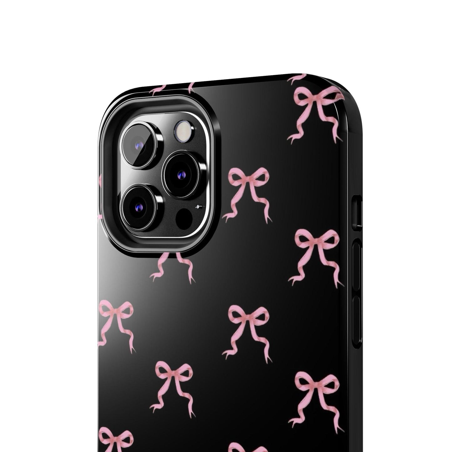 Pink Ribbon Charm iPhone Tough Case