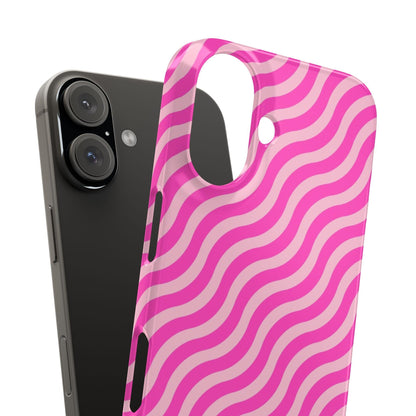 Waveicious Pink Snap iPhone Cases