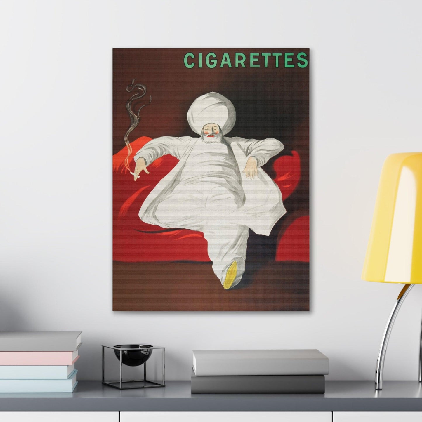 JOB Cigarettes (1912) by Leonetto Cappiello. - Canvas Gallery Wraps