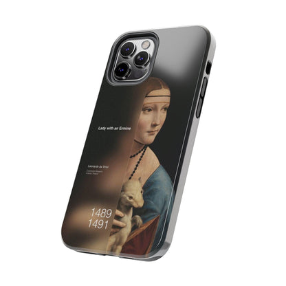 Da Vinci's Ermine Elegance Tough iPhone Cases