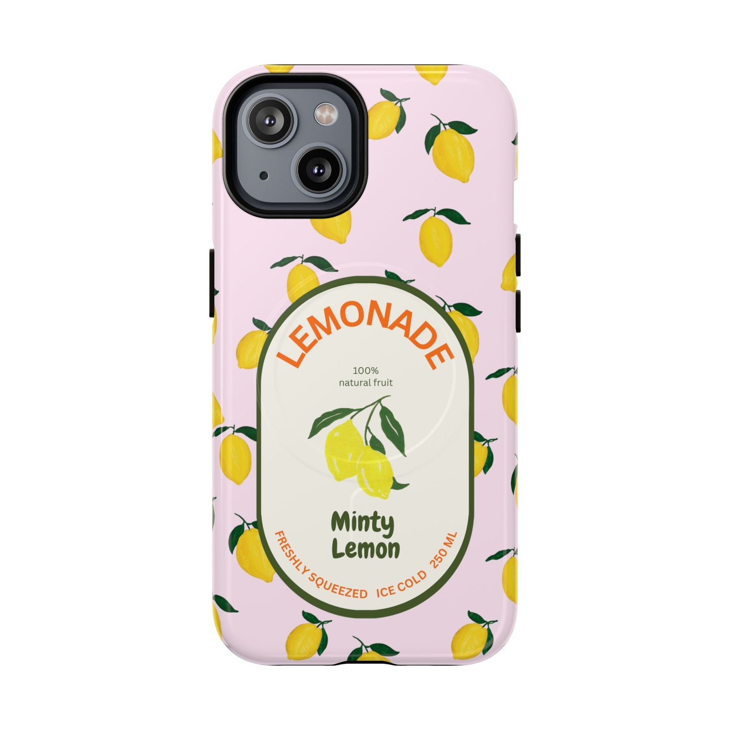 Minty Lemon MagSafe Phone Case