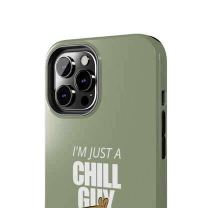 Chill Guy Meme Tough iPhone Cases