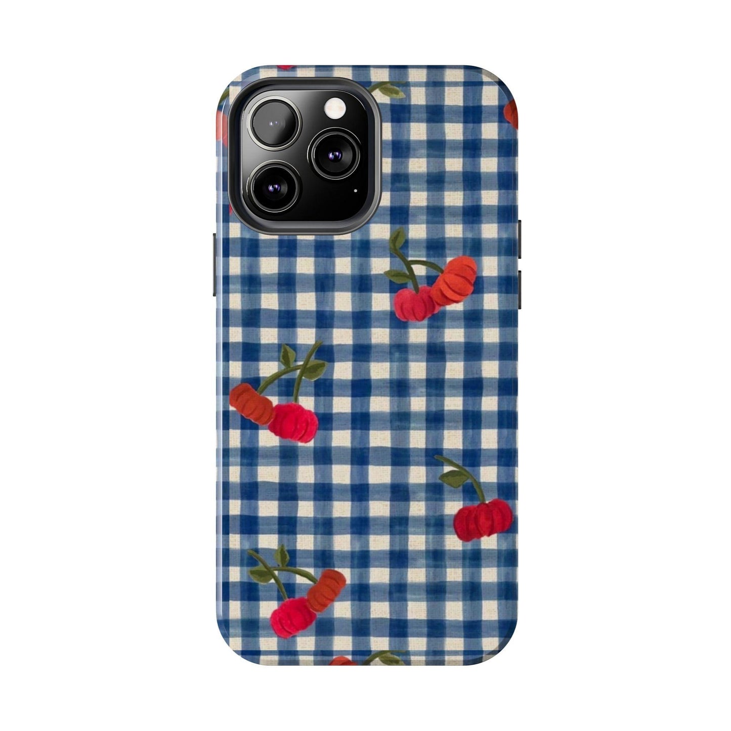 Charming Gingham Tough iPhone Cases