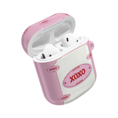 Cute Pink XOXO AirPod Case