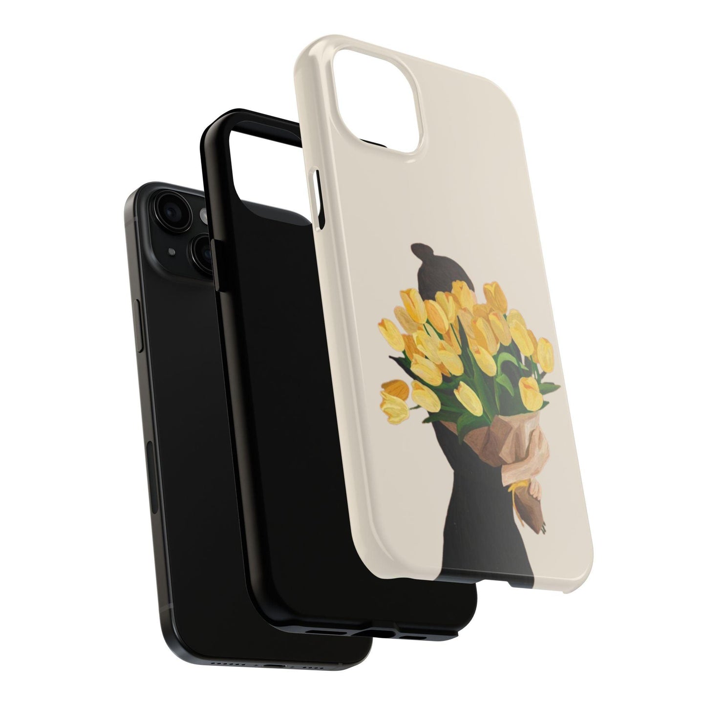 Golden Blooms: Femme Elegance Edition Tough Phone Cases