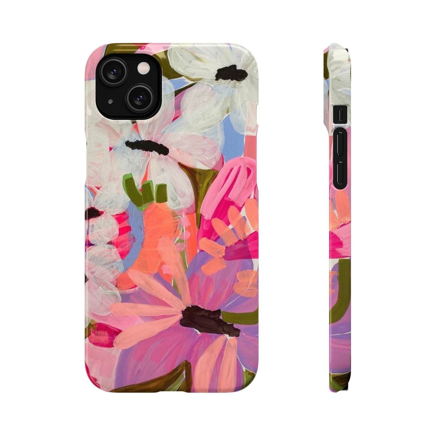 Blossoming Grace Floral Snap iPhone Cases