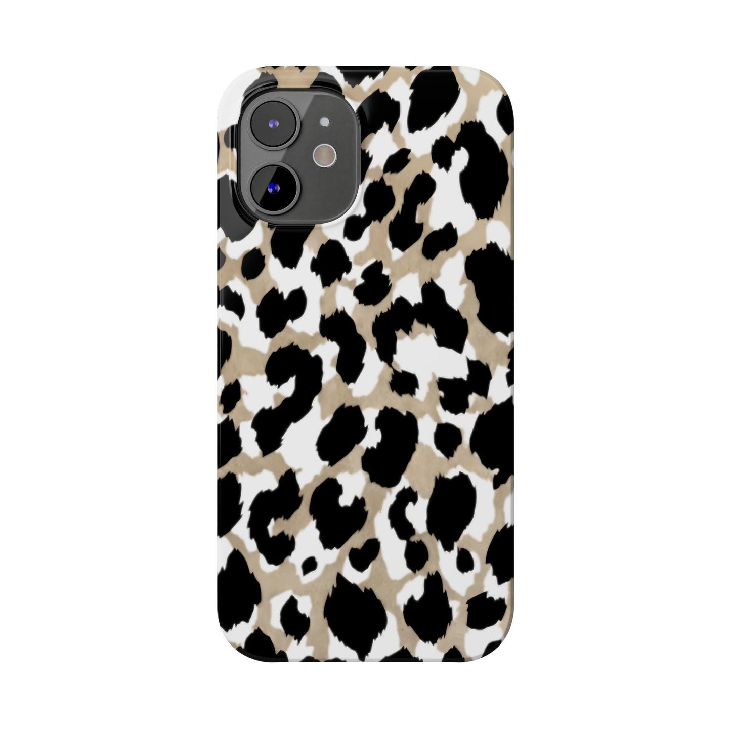 Savanna Noir Spots Slim iPhone Cases