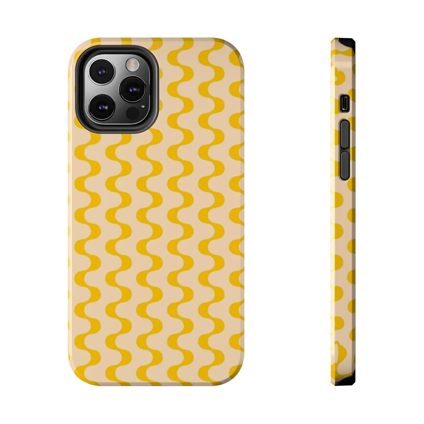 Yellow Dancing Dunes Tough iPhone Cases