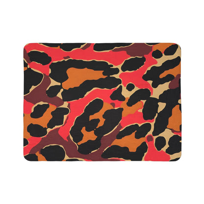 Wild Heat Camo Fleece Sherpa Blanket