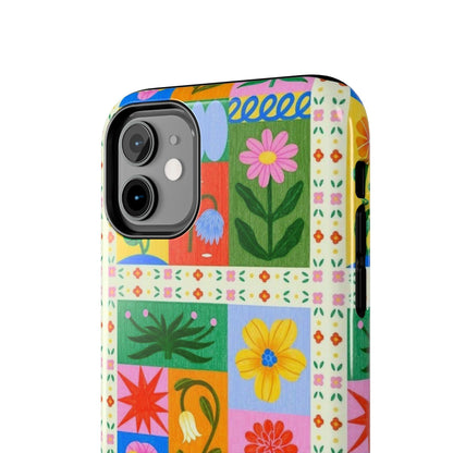 Flower Garden Paradise Tough iPhone Cases