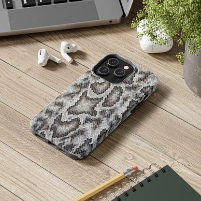 Crawler in Grey Mosaic Tough iPhone Cases