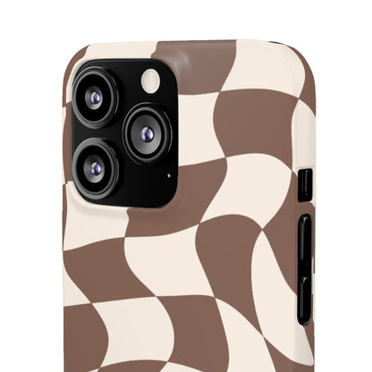 Mocha Mirage Snap iPhone Cases