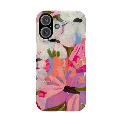 Blossoming Grace Floral Snap iPhone Cases