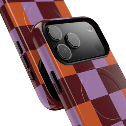 Plum Patchwork MagSafe Phone Case