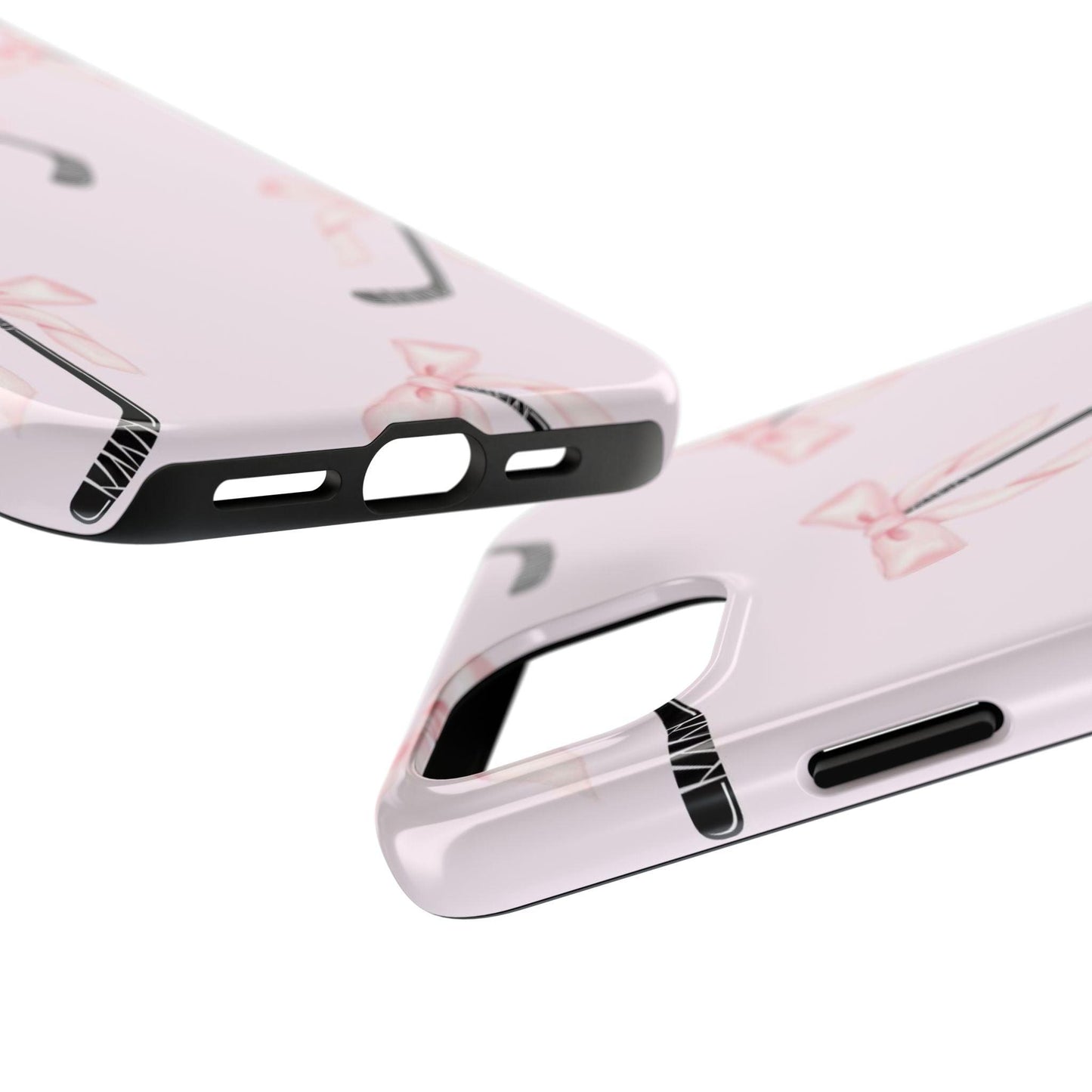 Blush & Puck Elegance Tough iPhone Cases