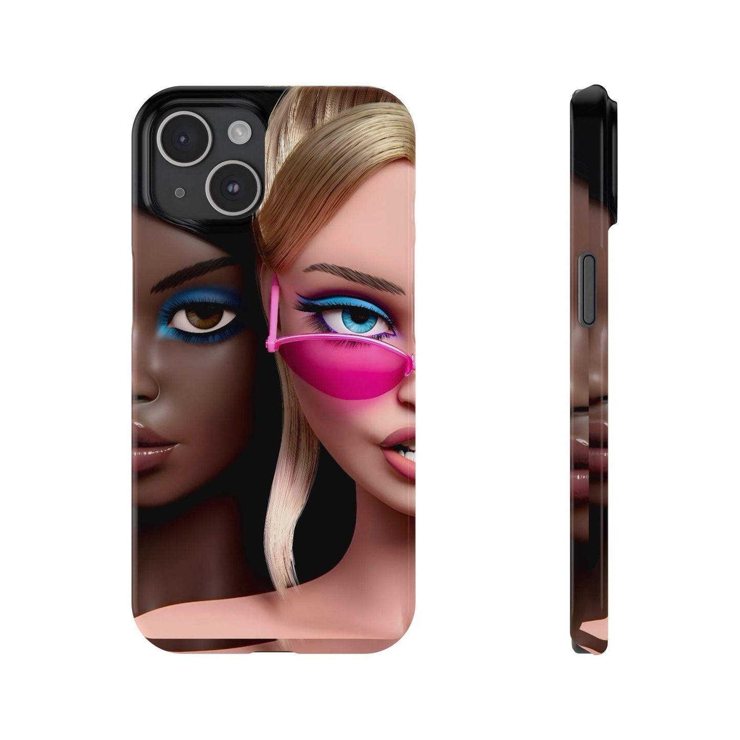 Divas Besties Duo Slim Phone Cases