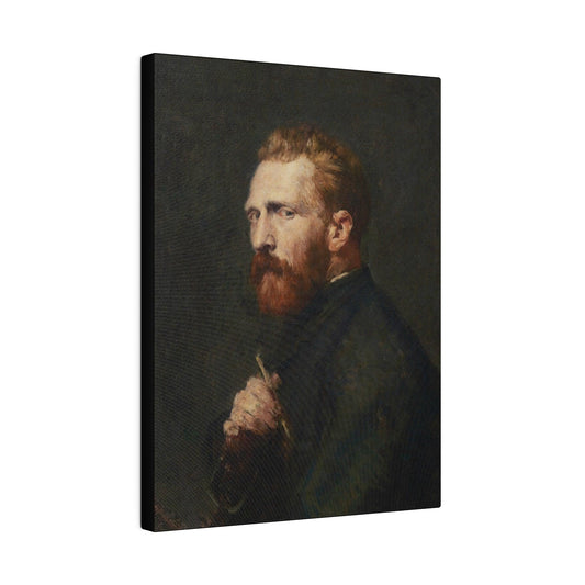 John Russell's Portrait of Vincent van Gogh (1886) - Matte Canvas, Stretched, 0.75"