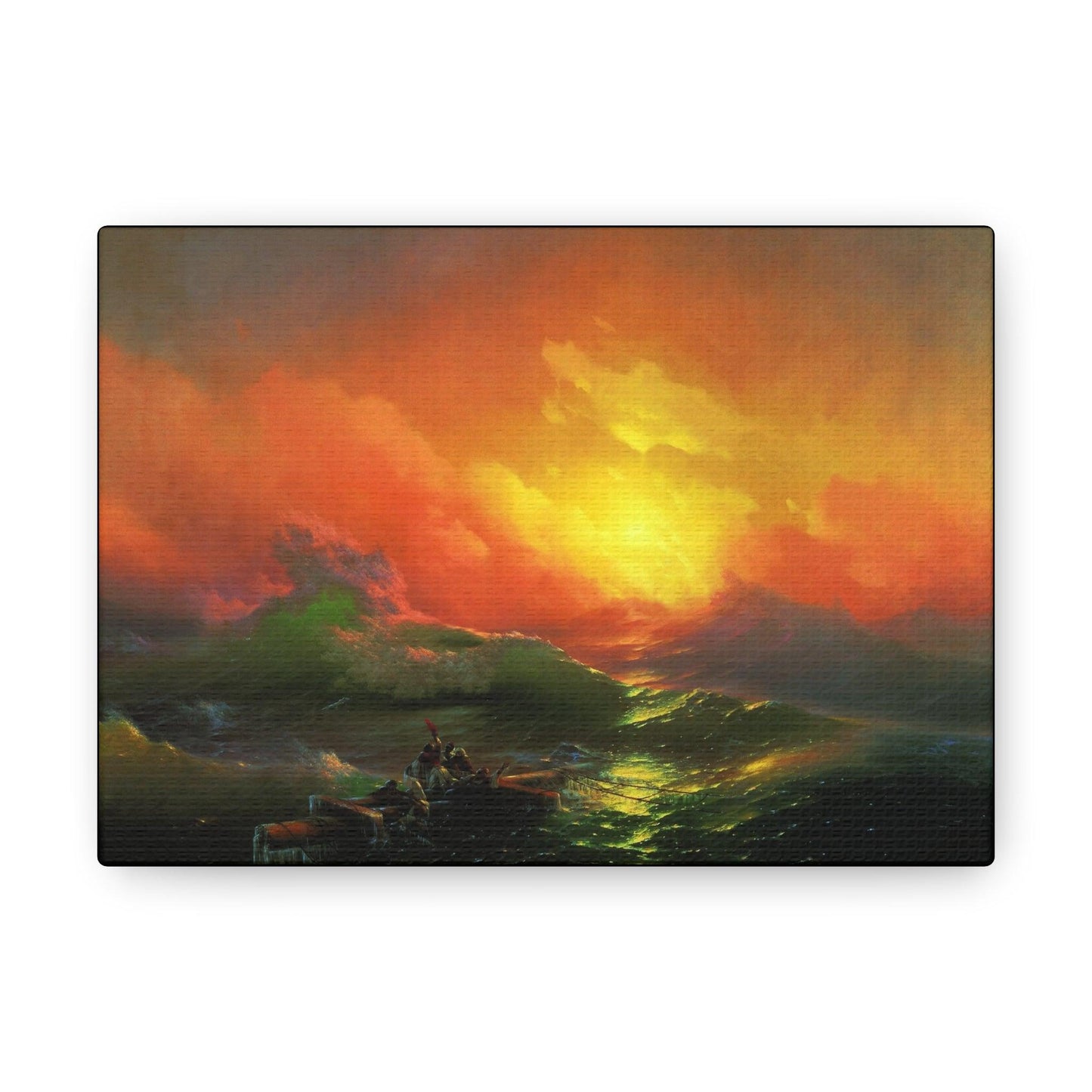 The Ninth Wave by Aivazovsky, Ivan - Canvas Gallery Wraps