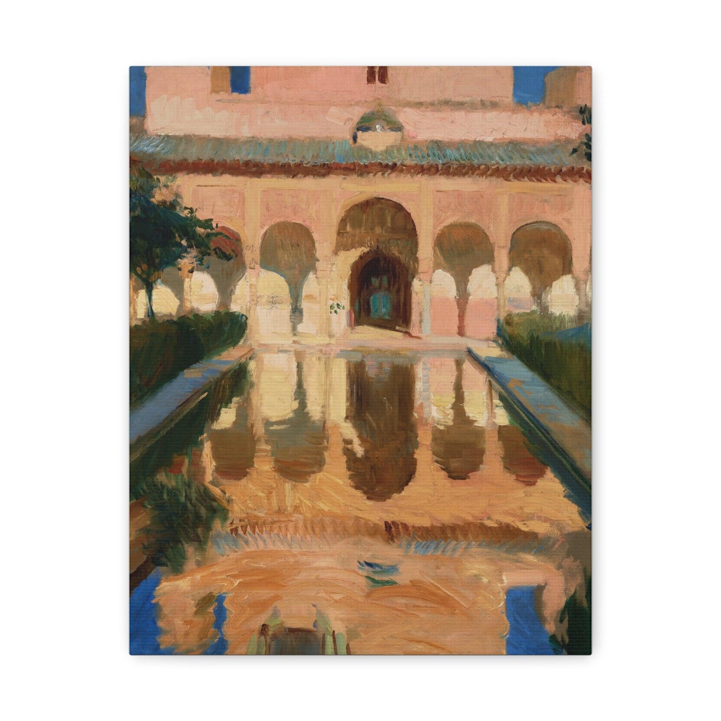 Hall of the Ambassadors, Alhambra, Granada by Joaquín Sorolla y Bastida - Canvas Gallery Wraps