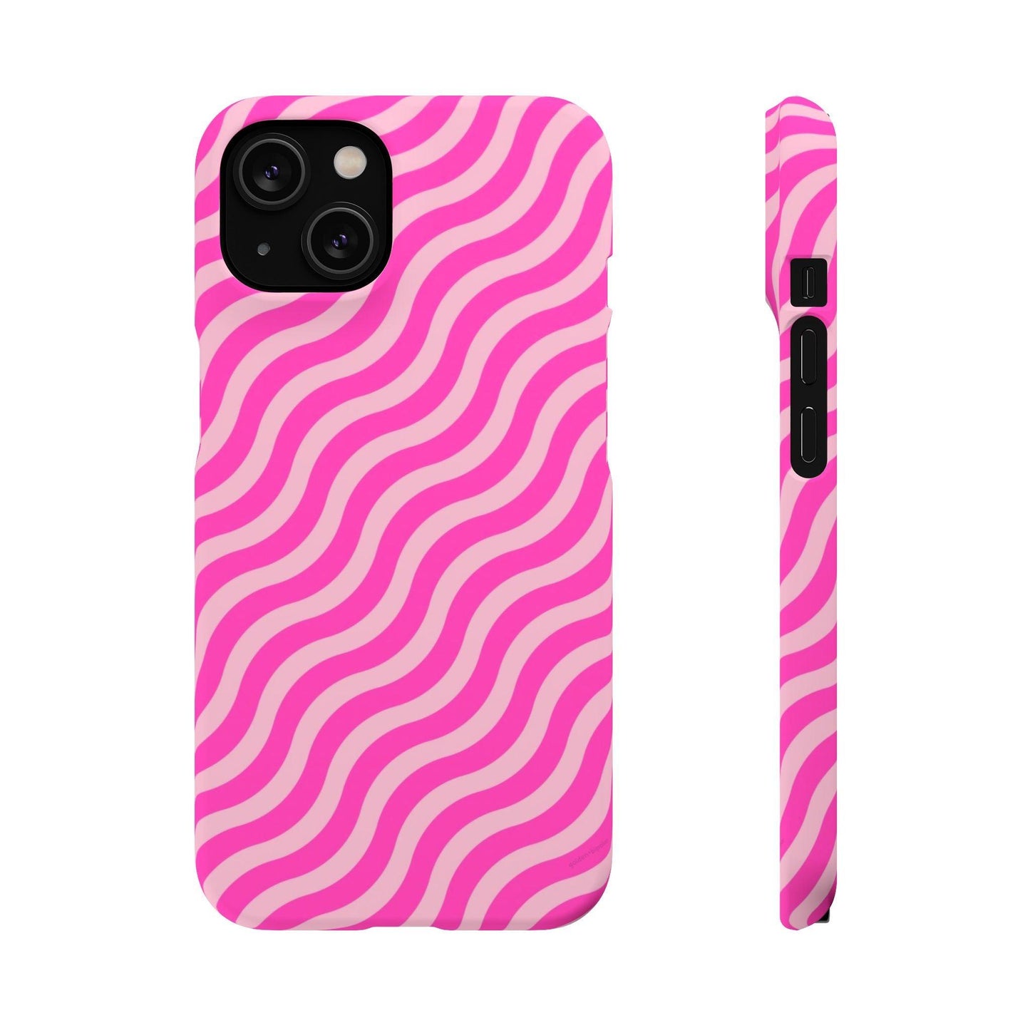 Waveicious Pink Snap iPhone Cases