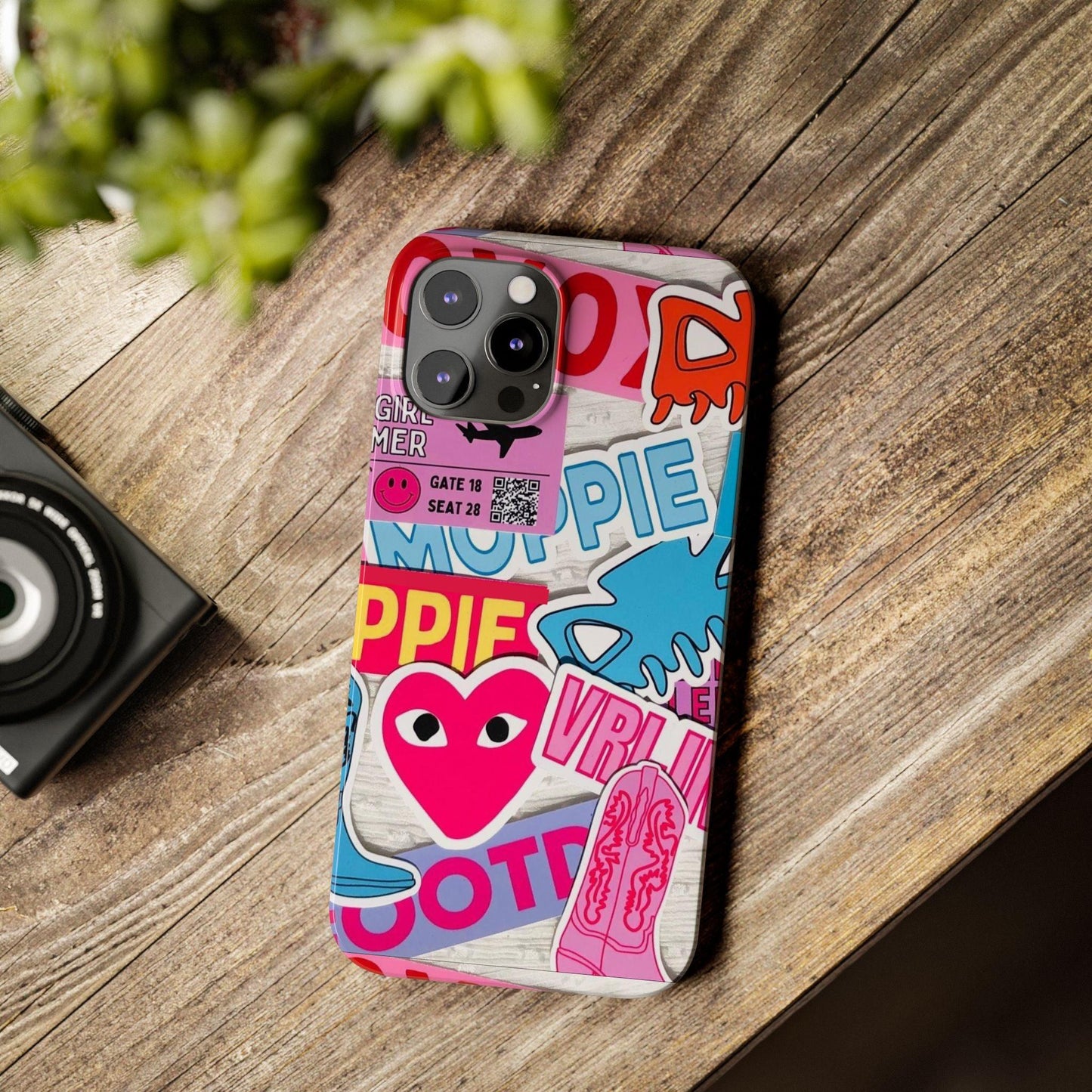 Sticker Frenzy Pop iPhone Cases