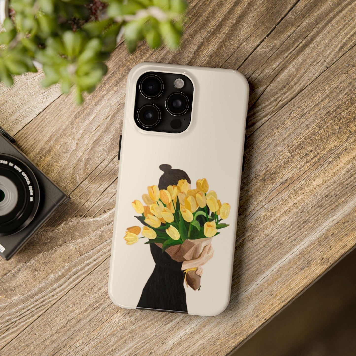 Golden Blooms: Femme Elegance Edition Tough Phone Cases