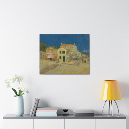 The Yellow House by Vincent Van Gogh - Canvas Gallery Wraps