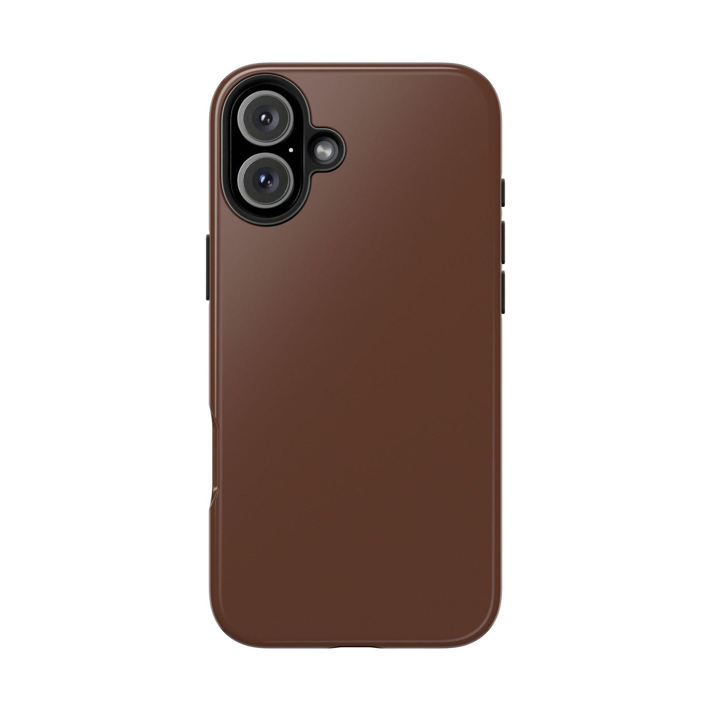 The Basics Coffee Brown iPhone Cases - The Basics Collection