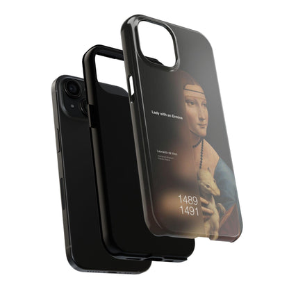 Da Vinci's Ermine Elegance Tough iPhone Cases