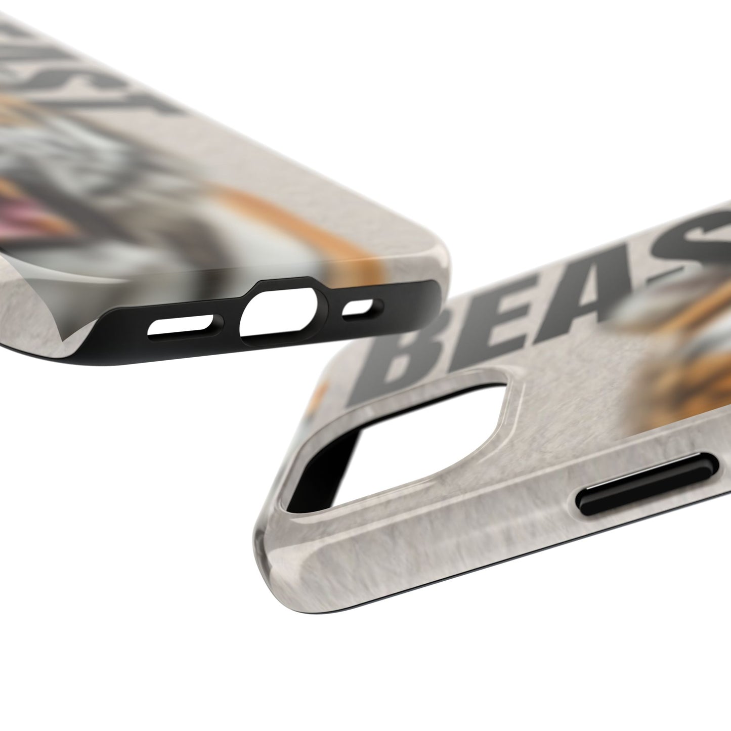 Beast Tough Phone Case - Fierce Tiger Design for Animal Lovers