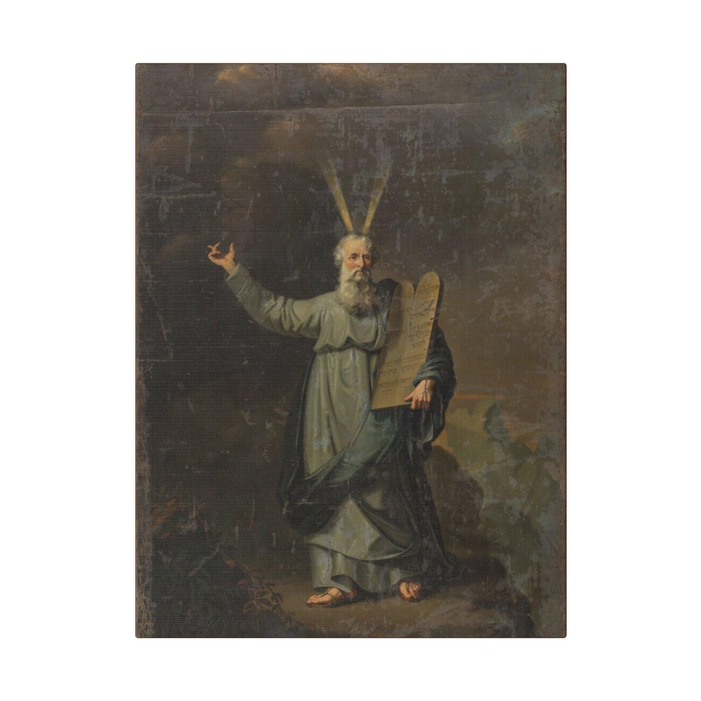 1803 Moses with the Tables of the Law by Pieter Gaal - Matte Canvas, Stretched, 0.75"