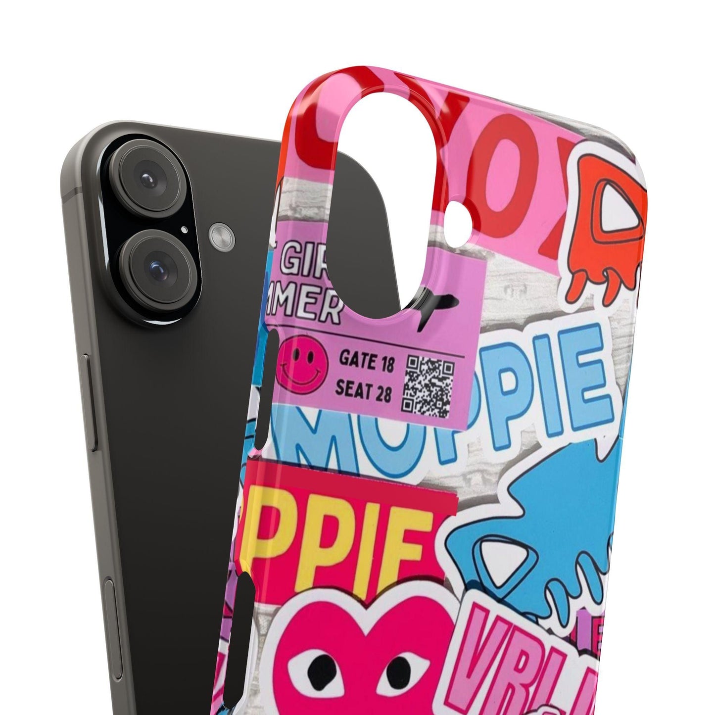 Sticker Frenzy Pop iPhone Cases