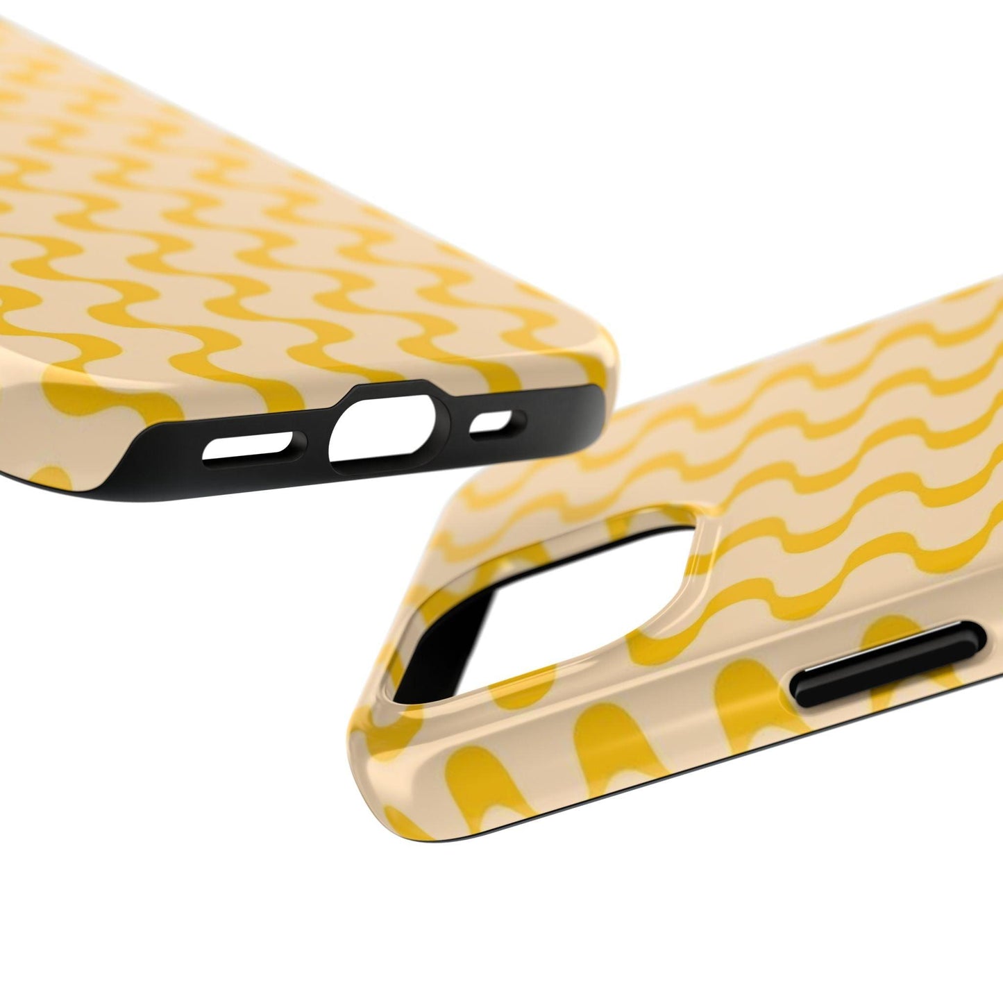 Yellow Dancing Dunes Tough iPhone Cases