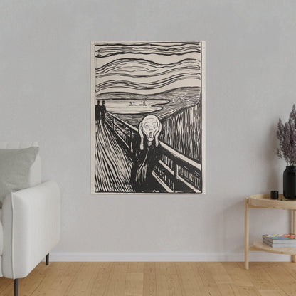 The Scream (1895) by Edvard Munch - Matte Canvas, Stretched, 0.75"