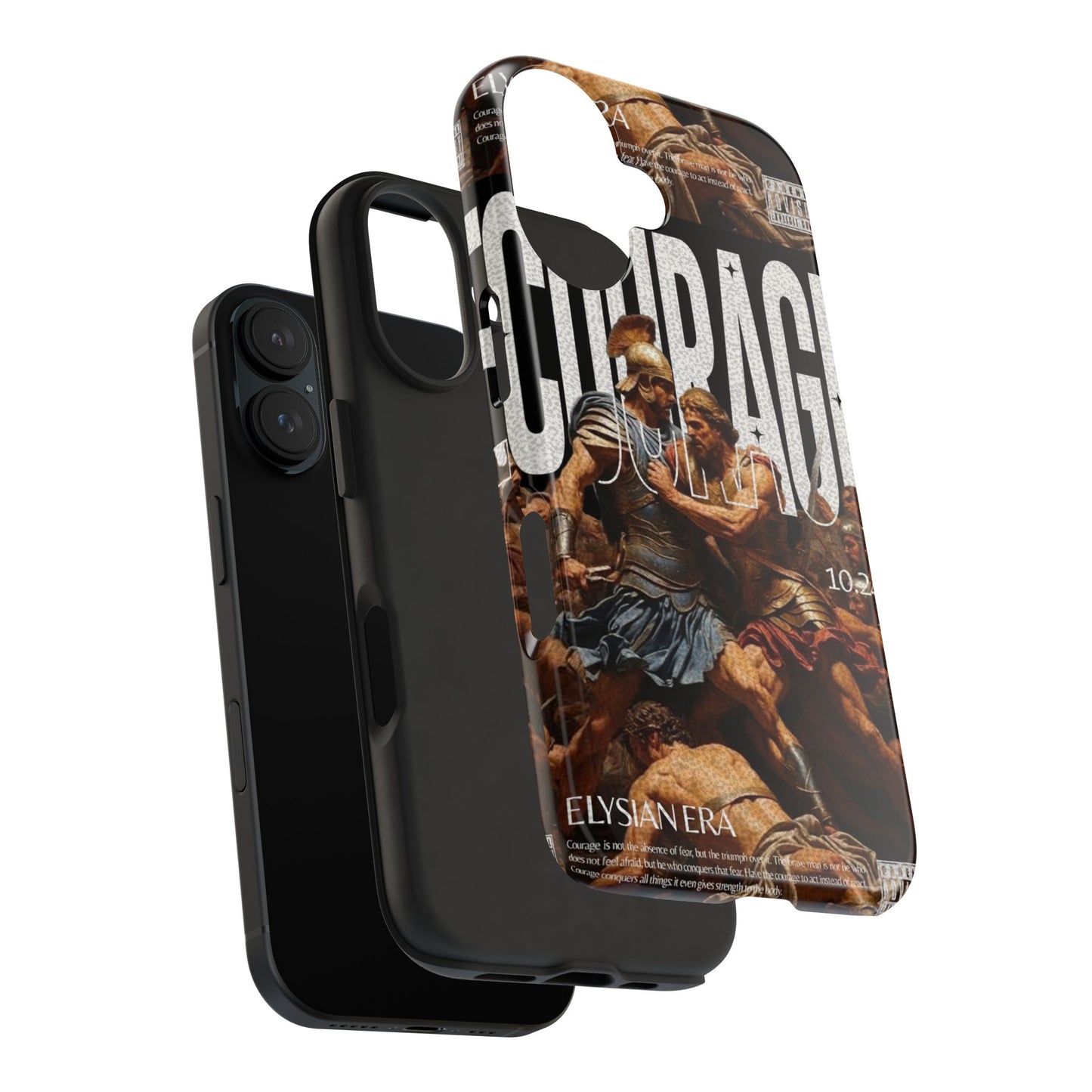 Courage Battle Scene iPhone Cases