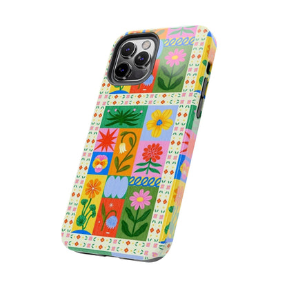 Flower Garden Paradise Tough iPhone Cases