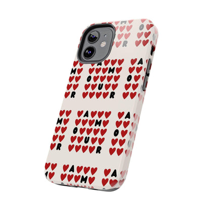 AMOUR Valentines iPhone Cases