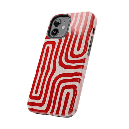 Scarlet Labyrinth Tough iPhone Cases