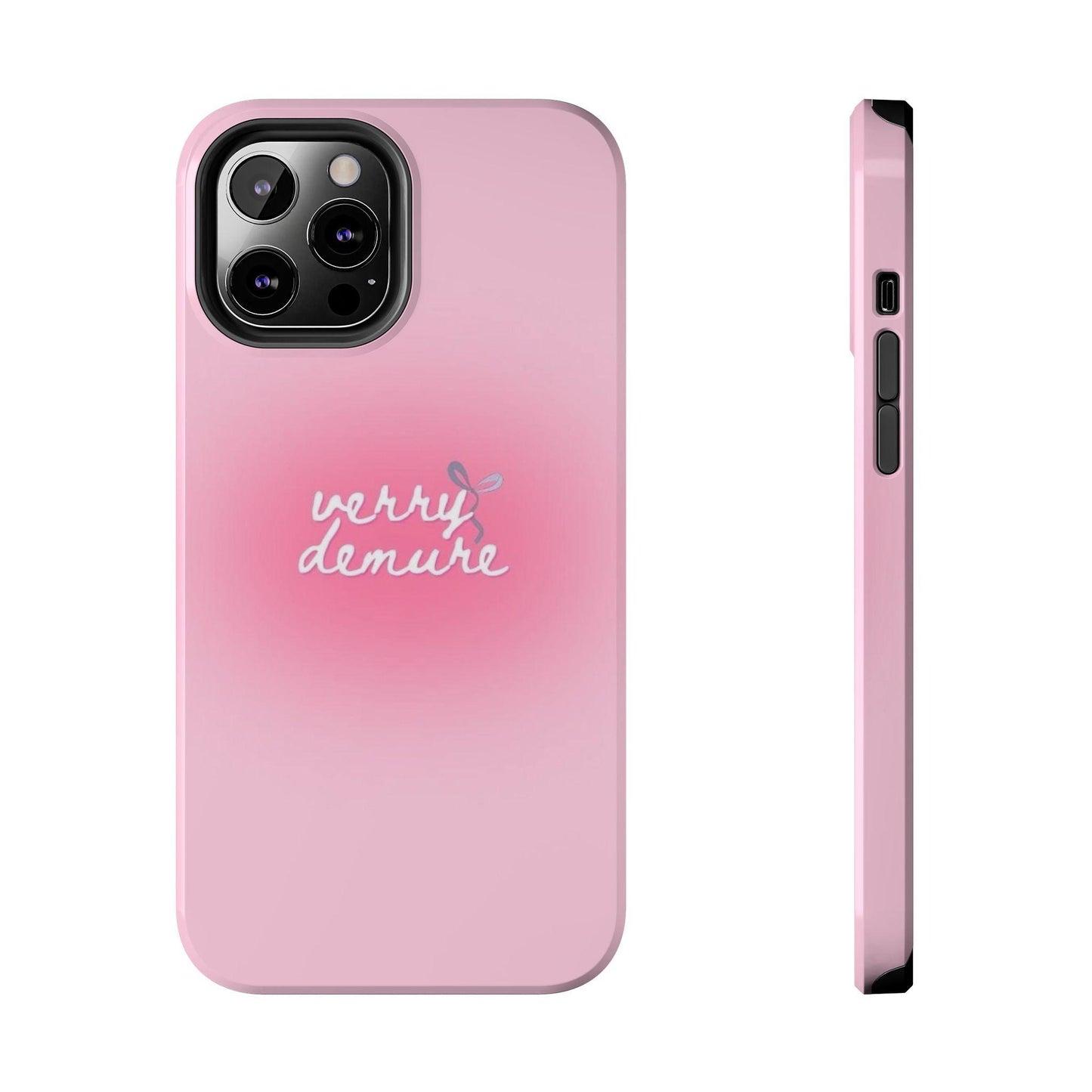 Verry Demure Aura Tough iPhone Cases