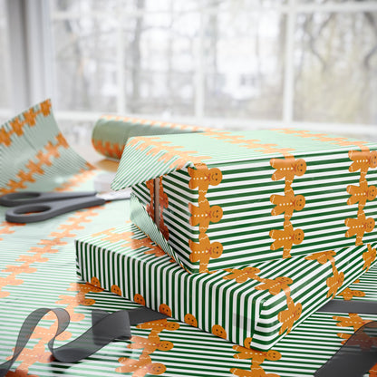 Gingerbread Giggles Gift Wrap