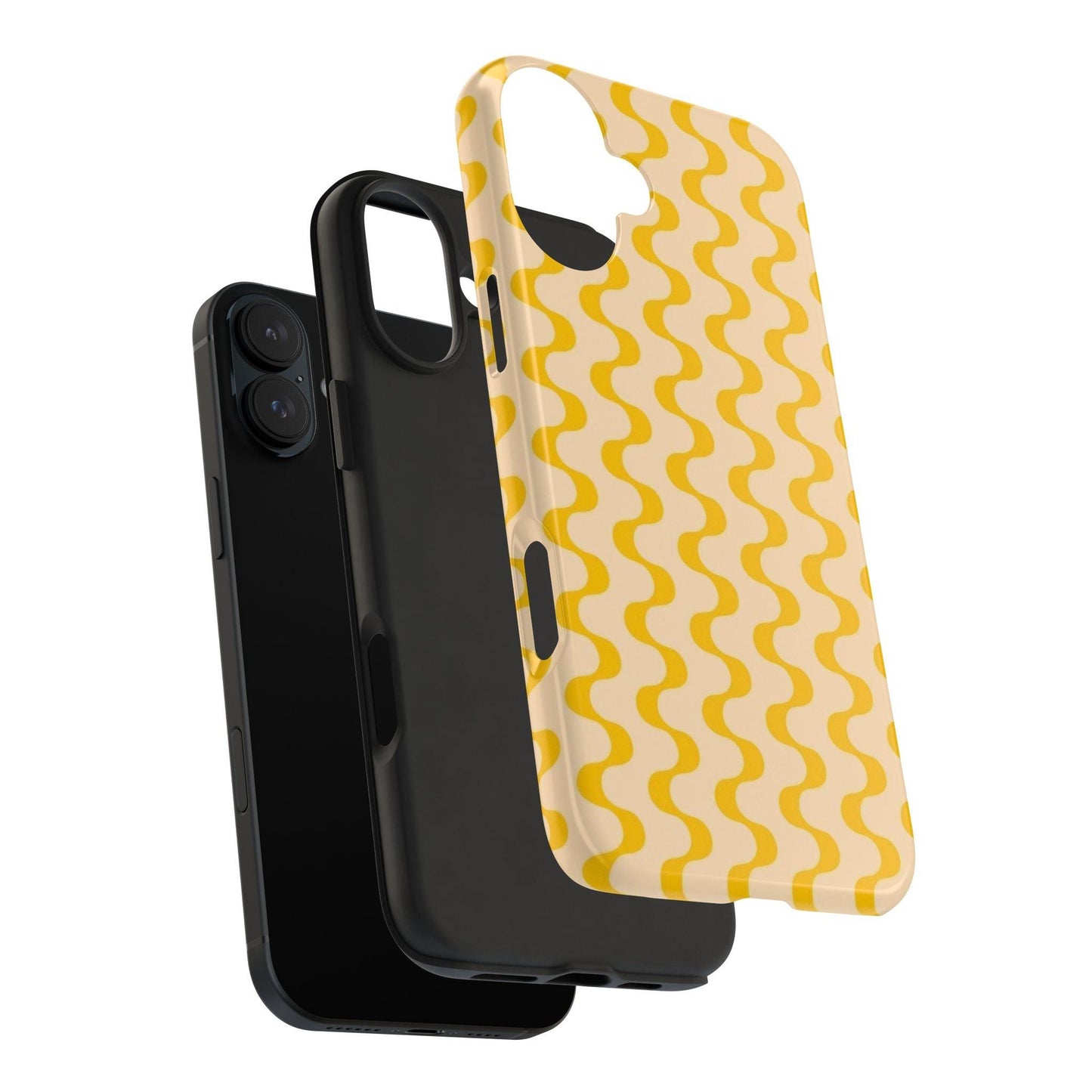 Yellow Dancing Dunes Tough iPhone Cases