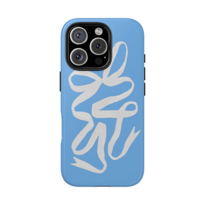 Bow in Blue Cute iPhone Cases