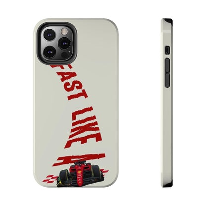 Fast Like a Race Car Tough iPhone Cases