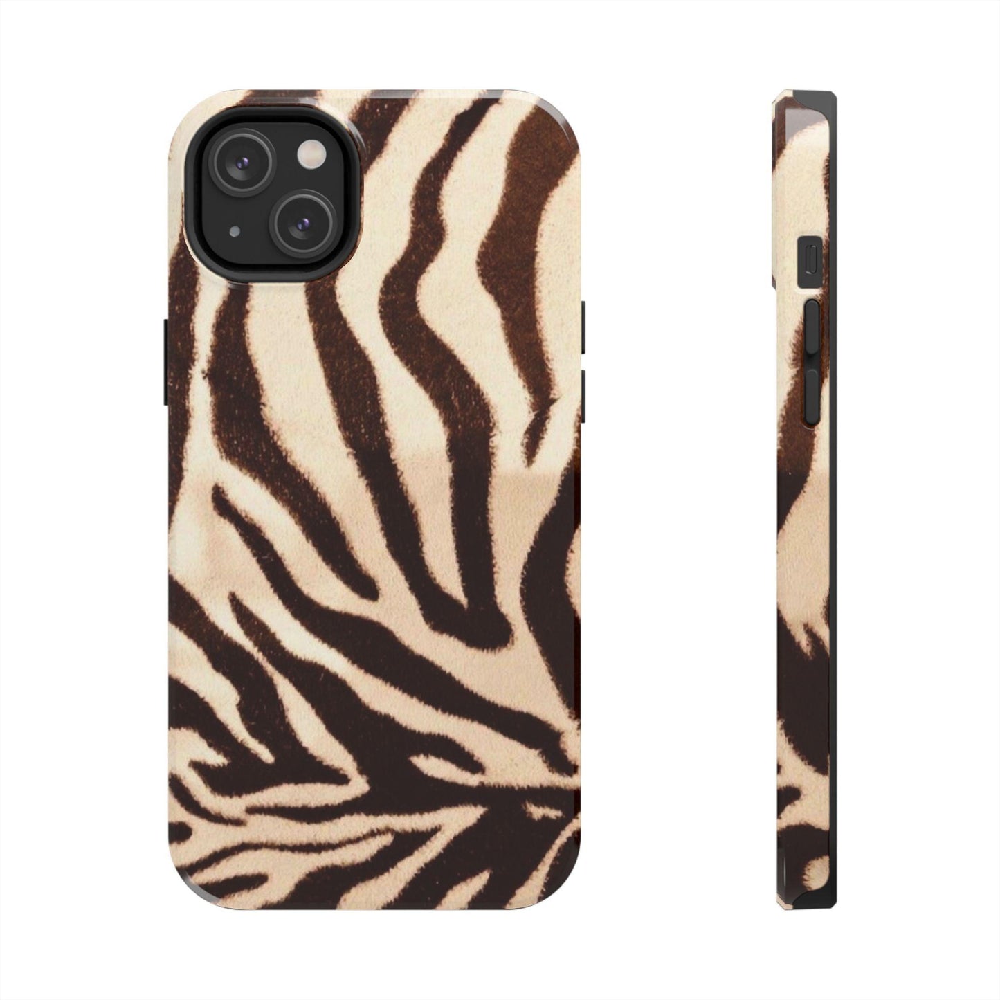 Taupe Twilights Stripe Tough iPhone Cases