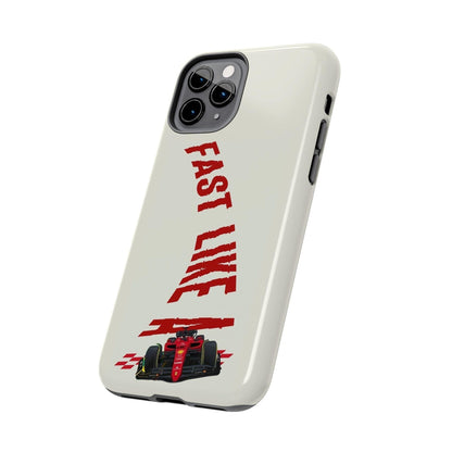 Fast Like a Race Car Tough iPhone Cases