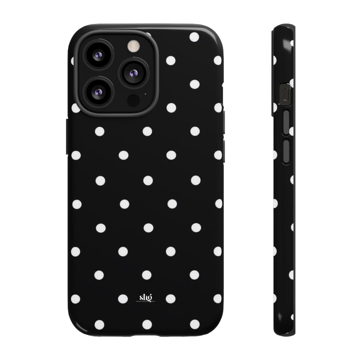 Classic Black Polka Dot Phone Case