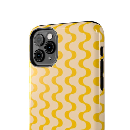 Yellow Dancing Dunes Tough iPhone Cases