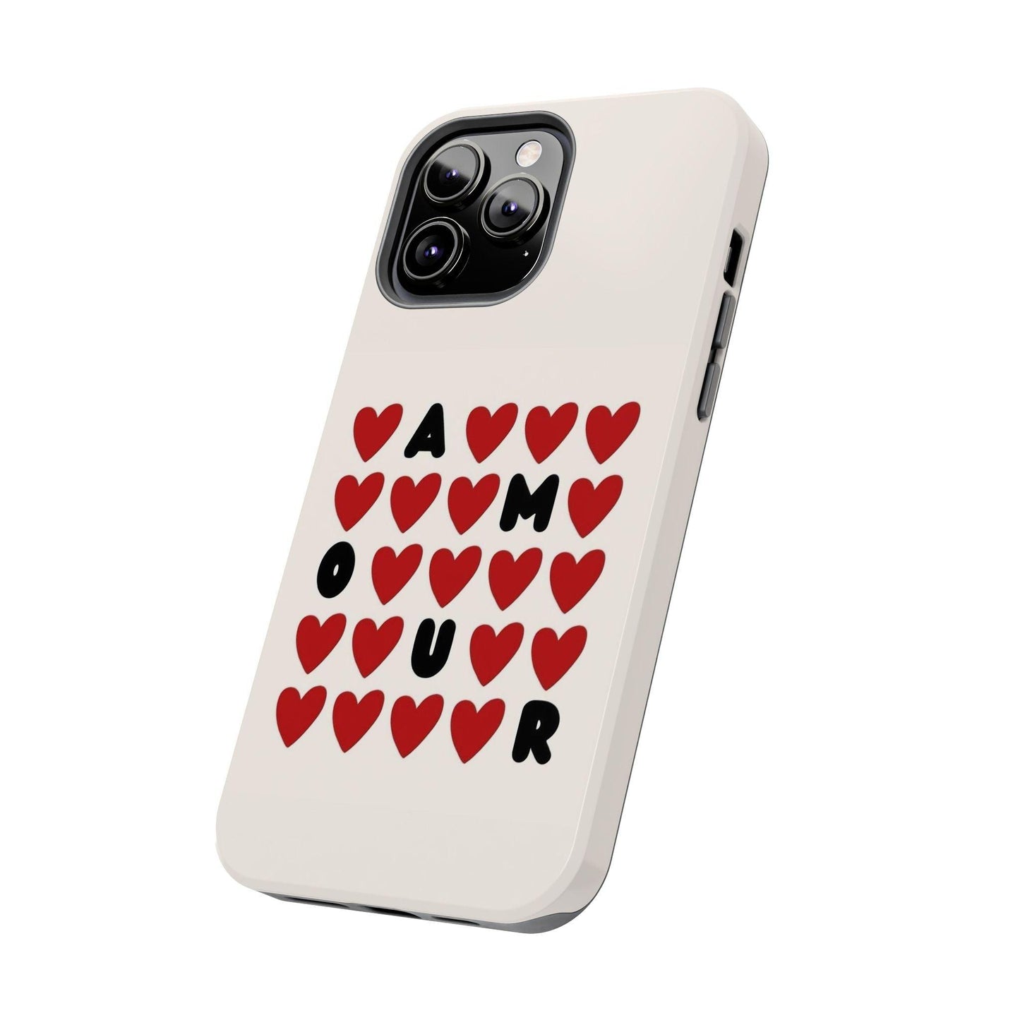 Amour Valentines Hearts Tough iPhone Cases