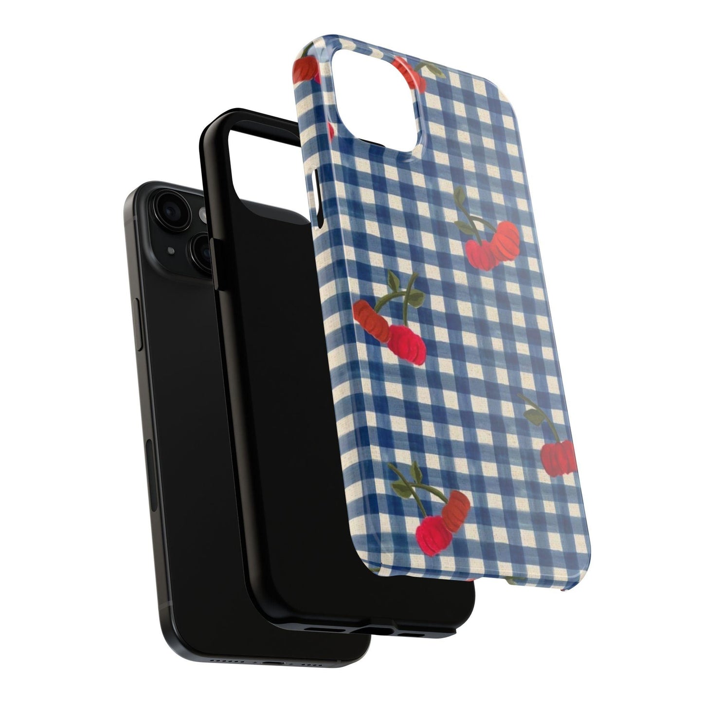 Charming Gingham Tough iPhone Cases