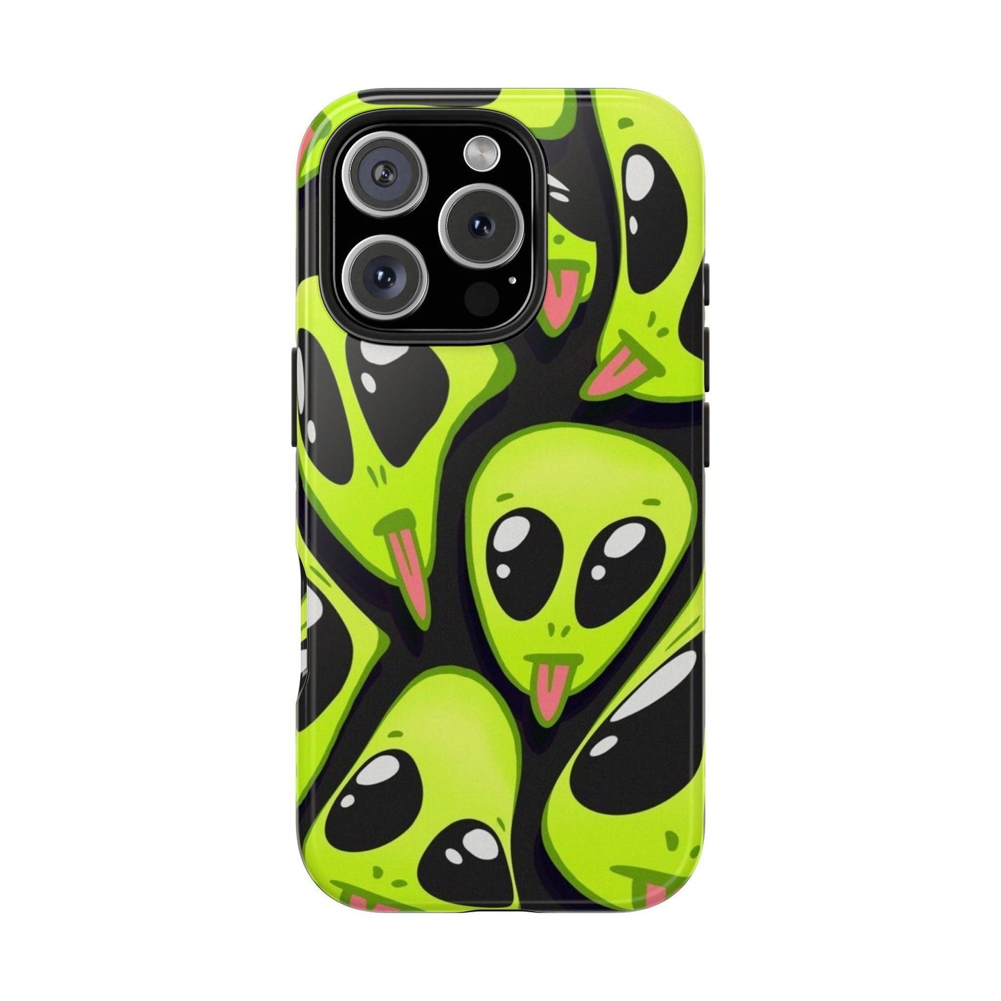 Alien Frenzy Tough iPhone Cases